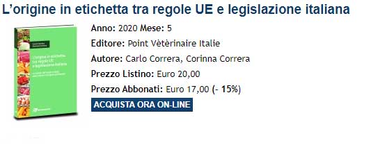 L’origine in etichetta tra regole UE e legislazione italiana